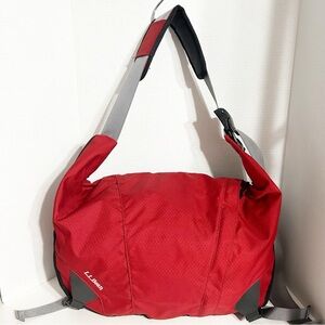 LL Bean Nylon Commuter Courier Messenger Bag Adjustable Padded Shoulder Strap ❤️